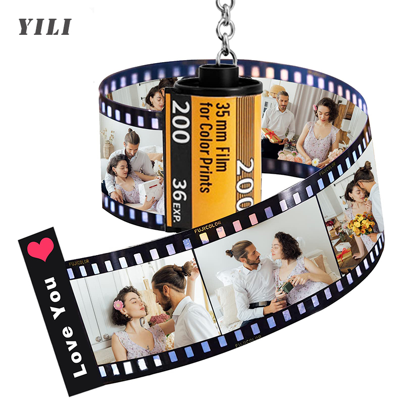 Custom Photo Book - 맞춤형 사진 카메라 필름 롤 키체인(사진