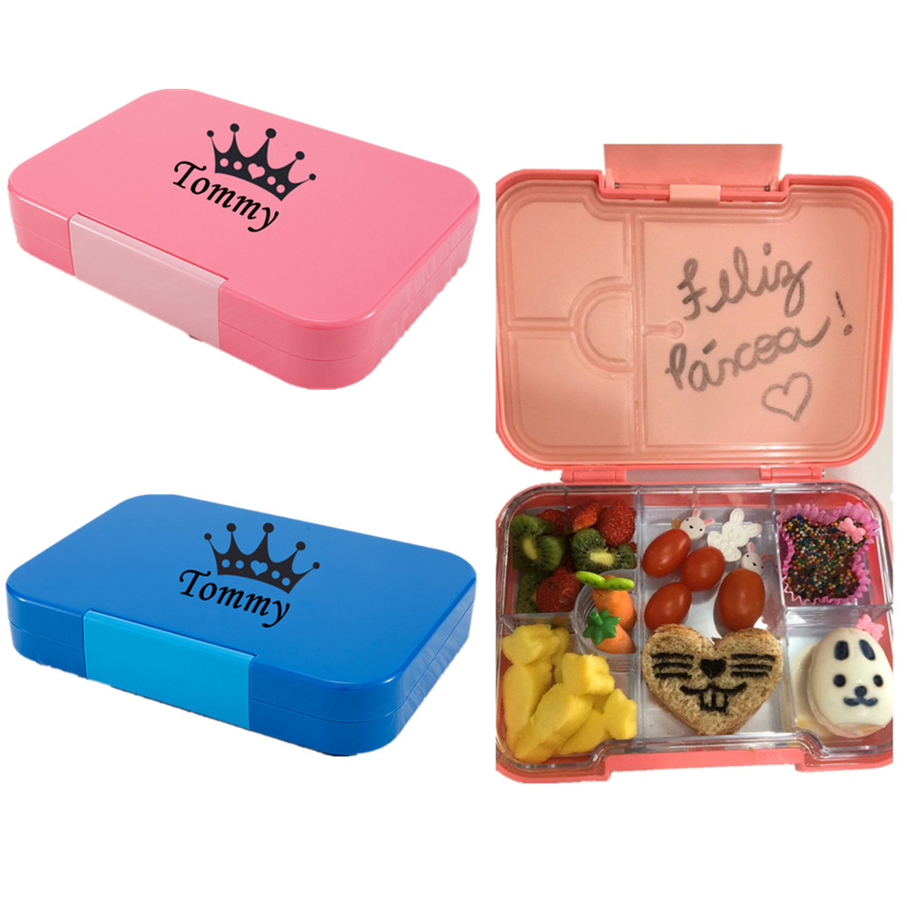 Personalized Name Box - MIYOCAR-개인 맞춤 도시락 6 칸 조절