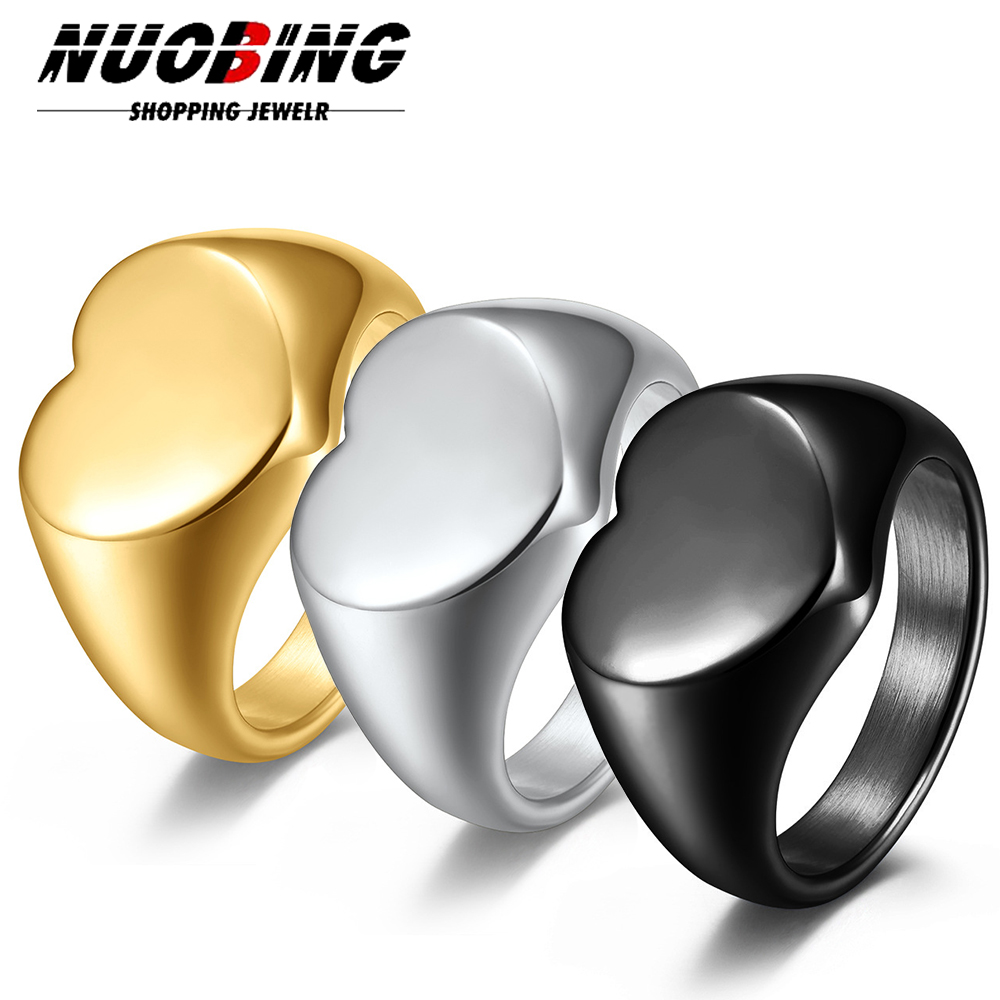 Initial Ring Custom - 맞춤형 여성 인장 반지 여성을위한 귀여운