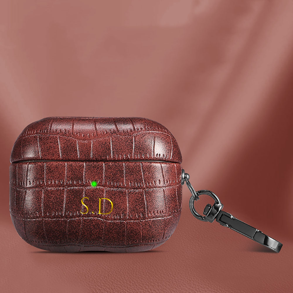 에어팟 1 2 3 4 프로 2용 고급 리치 스킨 패턴  - Monogram Keychain Leather 리뷰 및 가격
