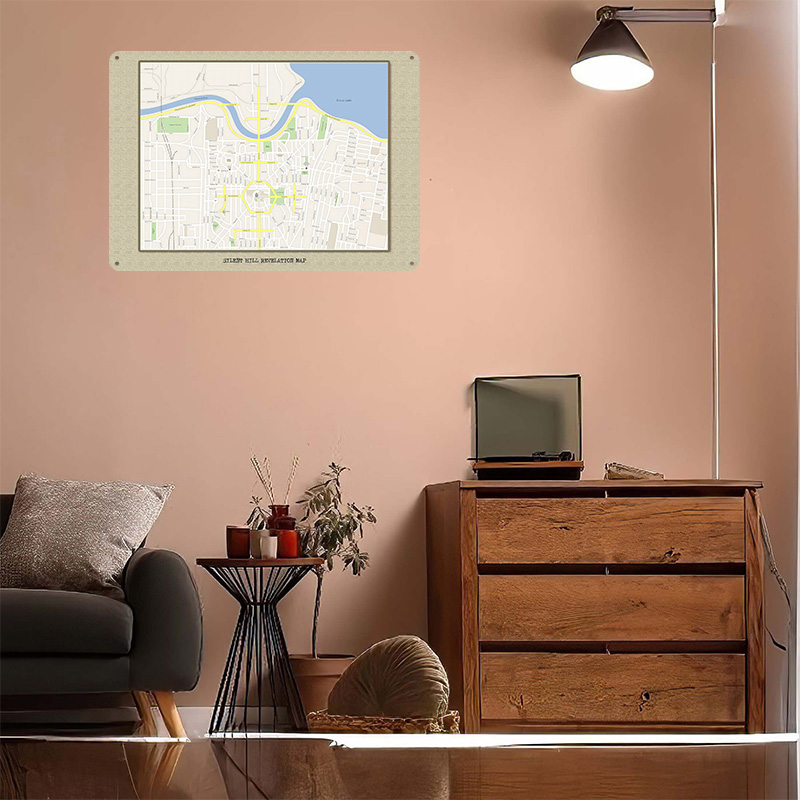 사일런트 힐 레베리에이션 맵 금속 포스터 맞춤형 벽 장 - Custom Map Poster 리뷰 및 가격