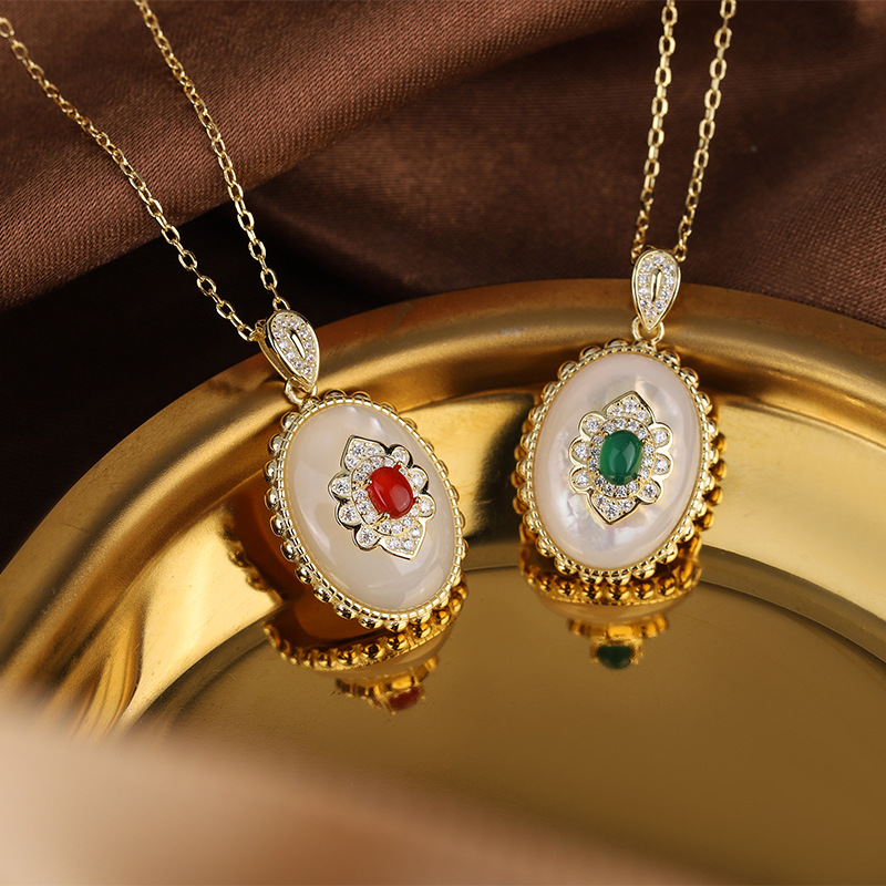 여성 패션 라이트 럭셔리 플라워 펜던트 목걸이, 개성  - Birth Flower Necklace 리뷰 및 가격