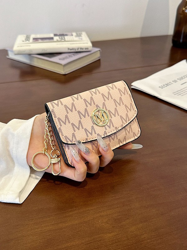 레트로 모노그램 프린트 인조 가죽 카드 홀더, 일상 및 - Monogram Keychain Leather 리뷰 및 가격