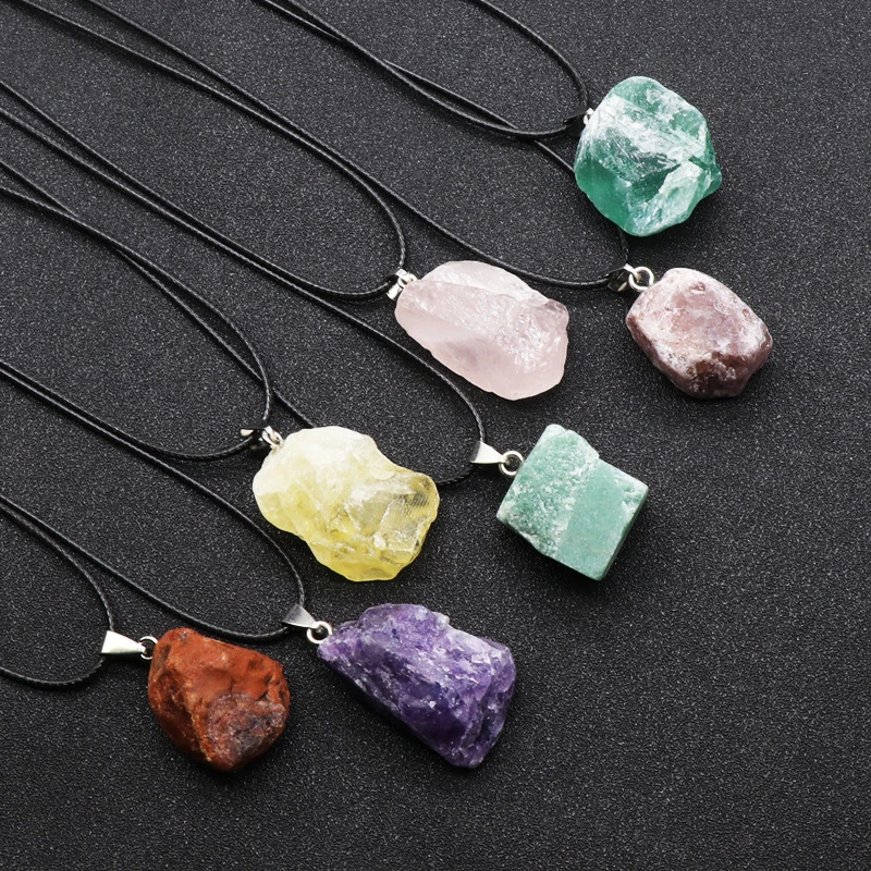 천연 우루과이 자수정 거친 돌 펜던트, 에너지 힐링 원 - Birth Flower Necklace 리뷰 및 가격