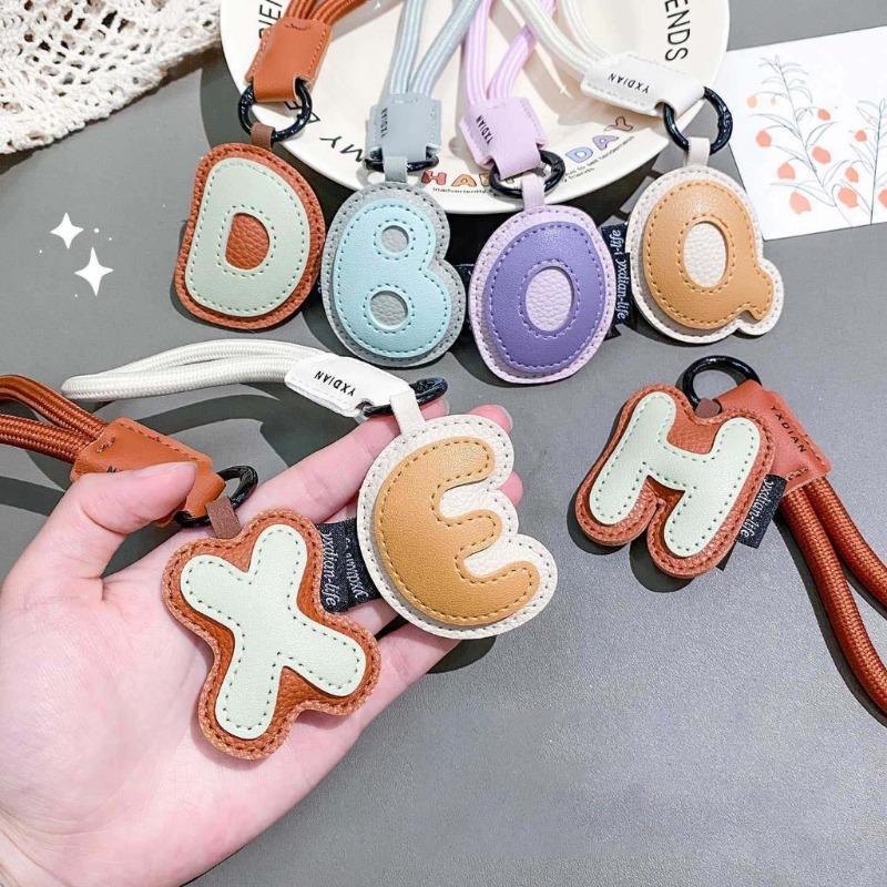 26 알파벳 PU 가죽 키체인 패션 한국 카와이 자동차 - Monogram Keychain Leather 리뷰 및 가격