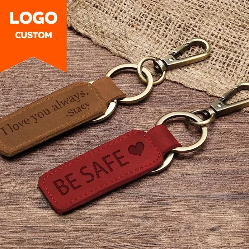 남녀공용 레이저 커스텀 로고 가죽 키체인, 빈티지 각인 - Initial Ring Custom 리뷰 및 가격