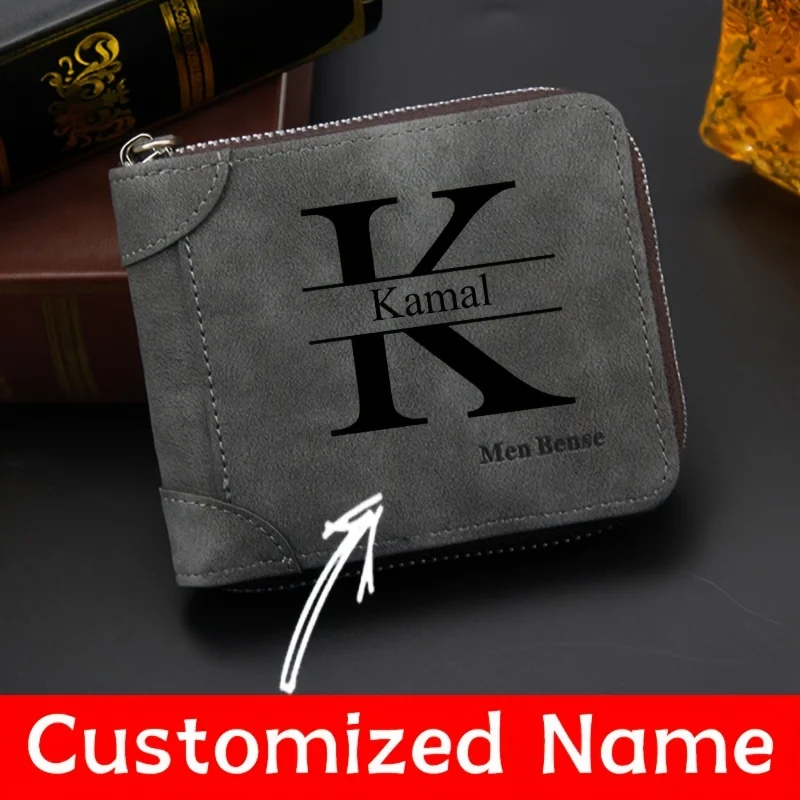 맞춤형 이름 남성용 지갑 패션 반투명 남성용 멀티 카드 - Personalized Name Box 리뷰 및 가격