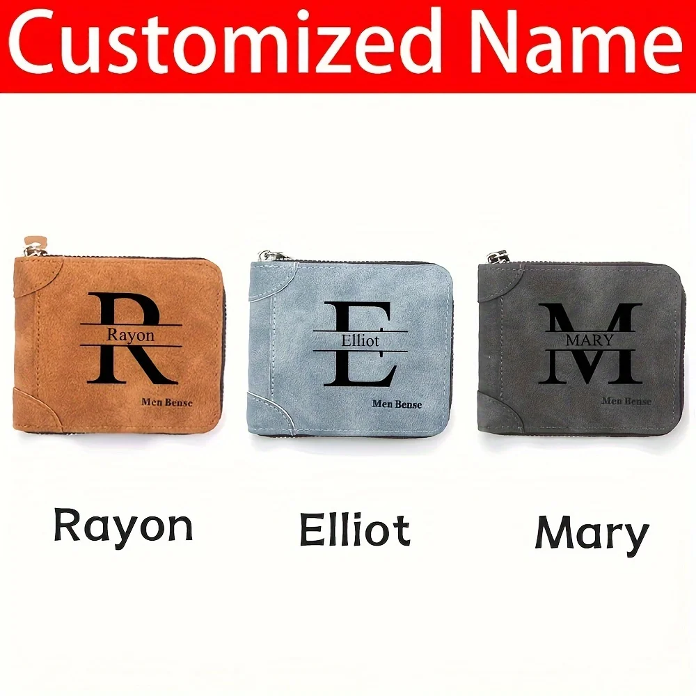 맞춤형 이름 남성용 지갑 패션 반투명 남성용 멀티 카드 - Personalized Name Box 리뷰 및 가격