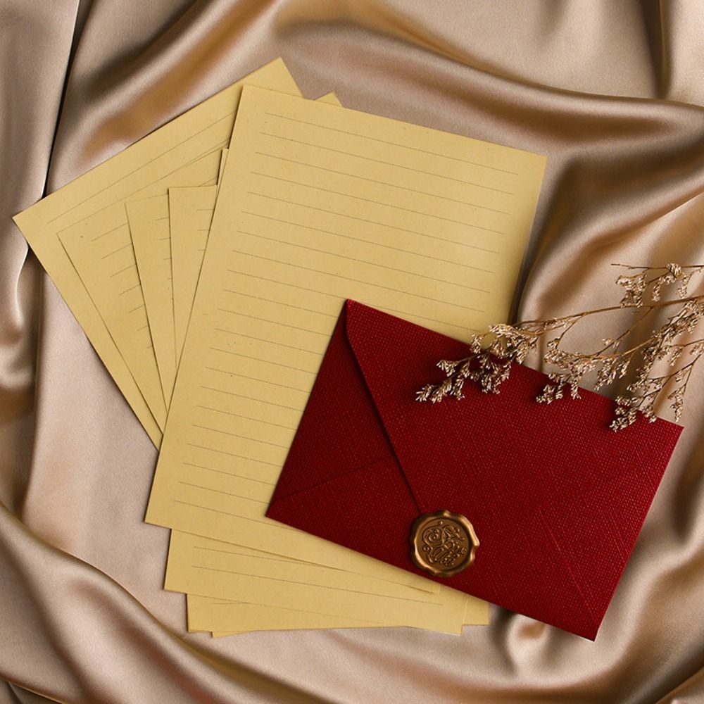 10개 린넨 질감 레트로 봉투 간단한 디자인 밀봉 왁스 - Wax Seal Letter Kit 리뷰 및 가격
