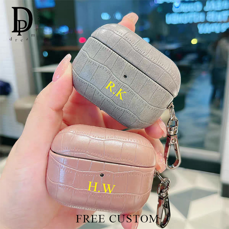 맞춤형 이름 악어 가죽 이어폰 케이스, 럭셔리 맞춤형  - Monogram Keychain Leather 리뷰 및 가격