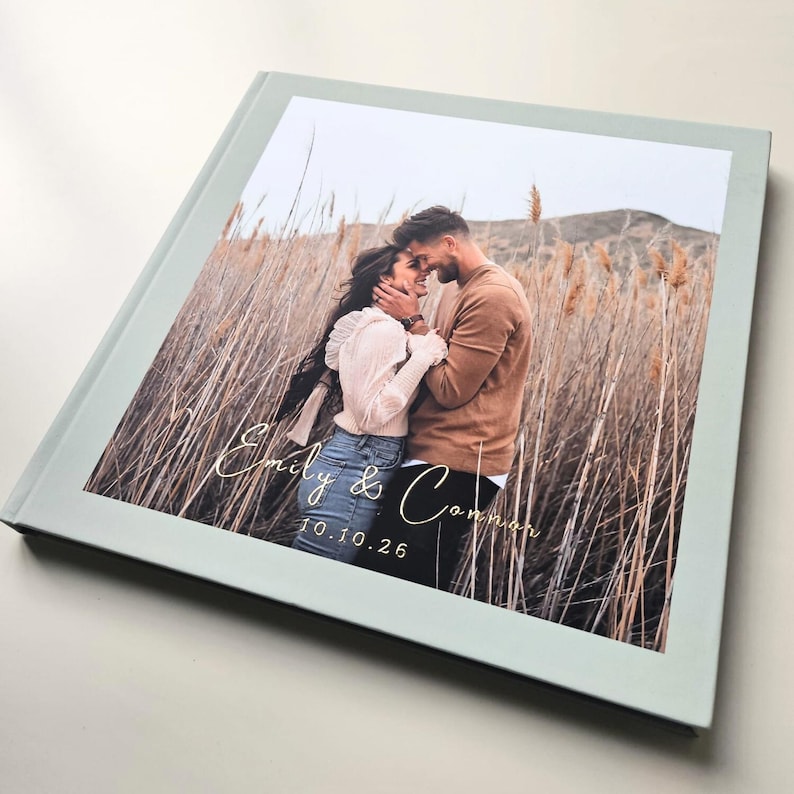 맞춤형 웨딩 방명록 (포일 및 사진 커버 포함) |   - Custom Photo Book 리뷰 및 가격