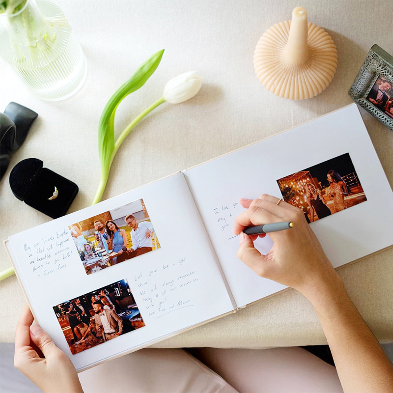 맞춤형 방명록 사진 앨범, 약혼 및 기념일 방명록, 린 - Custom Photo Book 리뷰 및 가격