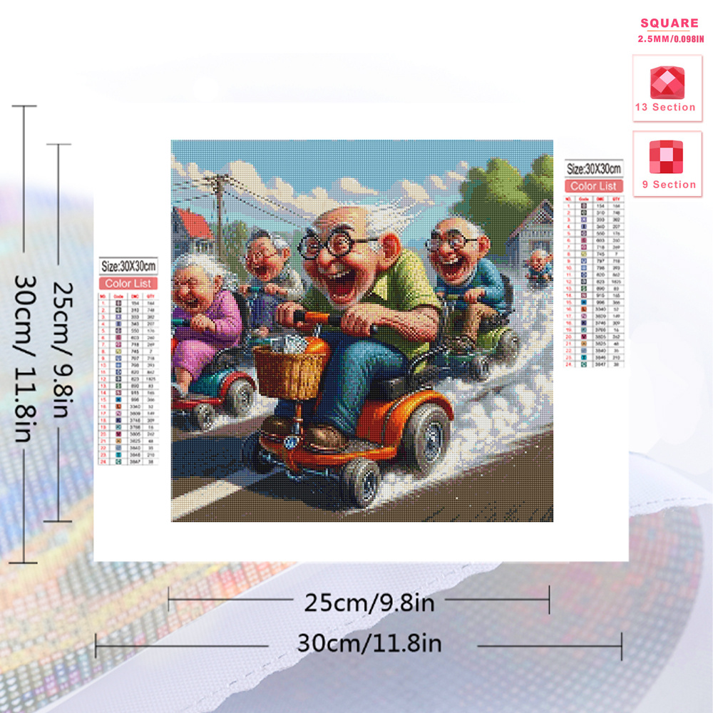 Momoart 5D DIY 다이아몬드 모자이크 노인 커 - Photo Mosaic Print 리뷰 및 가격