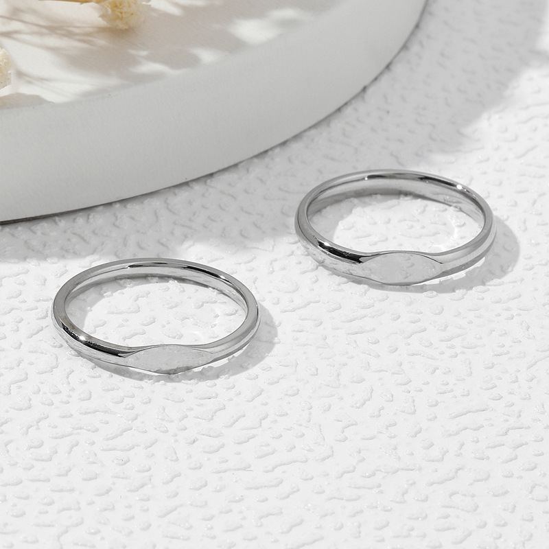 맞춤형 이름 반지, 골드 스테인레스 스틸 커플 약혼 반 - Initial Ring Custom 리뷰 및 가격