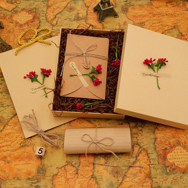 레트로 로맨틱 꽃 장식 문구 봉투, 카드 레터 용지 포 - Wax Seal Letter Kit 리뷰 및 가격