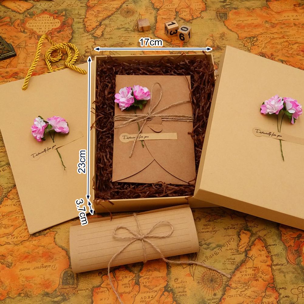 레트로 로맨틱 꽃 장식 문구 봉투, 카드 레터 용지 포 - Wax Seal Letter Kit 리뷰 및 가격