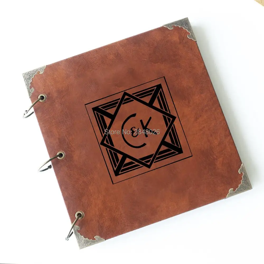 50 페이지 소박한 이니셜 맞춤형 모노그램 새겨진 가죽 - Custom Photo Book 리뷰 및 가격