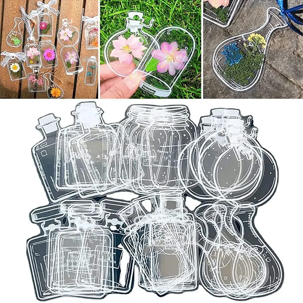 소원 병 패턴 프레스 꽃 책갈피 꽃 페이지 책갈피 허브 - Dried Flower Bookmark 리뷰 및 가격
