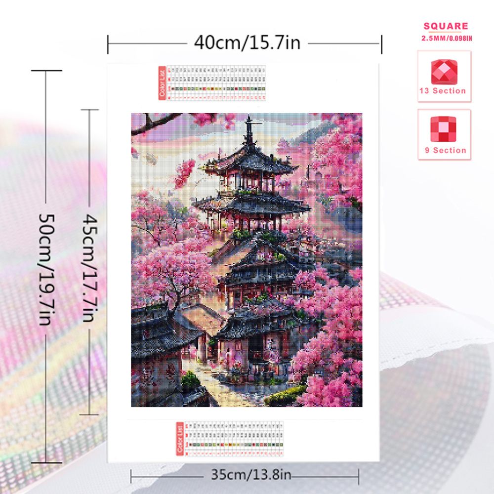 Momoart 다이아몬드 자수 하우스 풍경 그림 크로스 - Photo Mosaic Print 리뷰 및 가격