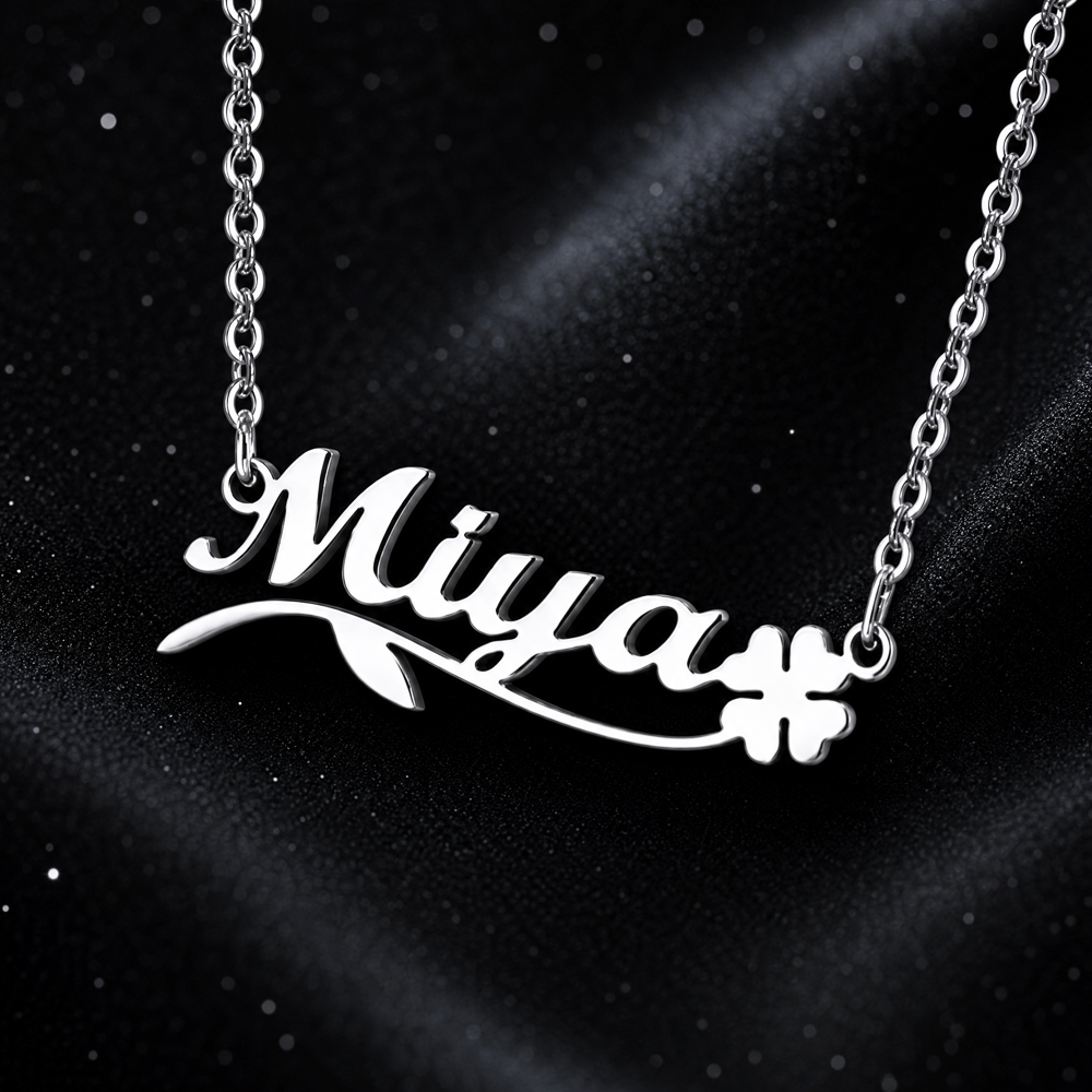 여성을위한 맞춤형 나비 이름 목걸이 스테인레스 스틸 초 - Name Necklace Custom 리뷰 및 가격